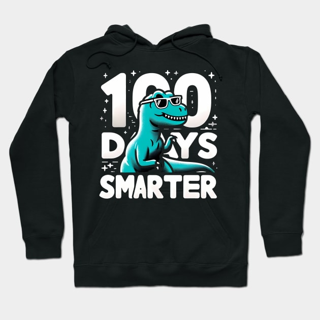 100 Days Smarter - Dinosaur Hoodie by ANSAN